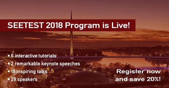 SEETEST 2018 Program is Live!