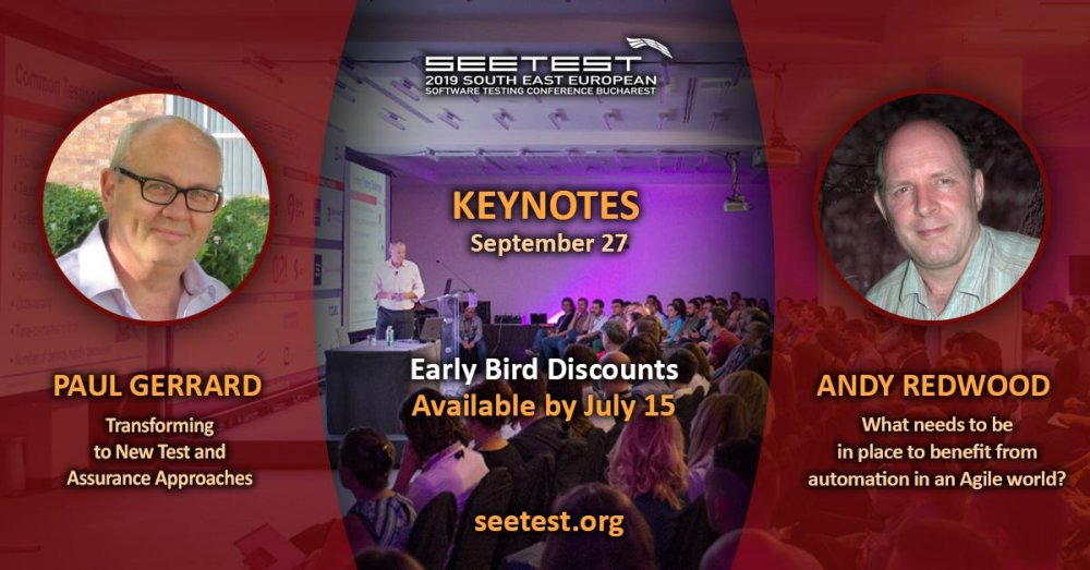 Keynotes for SEETEST 2019 have been announced!