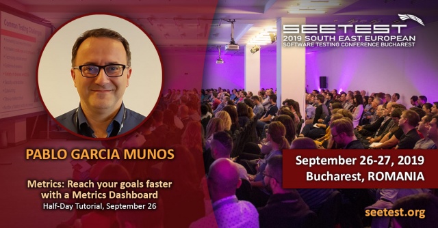 Pablo Garcia Munos will be a speaker at SEETEST 2019!
