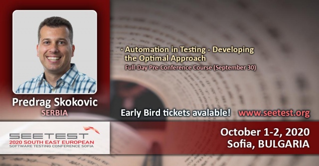 Announcing Predrag Skokovic as one of our course speakers!