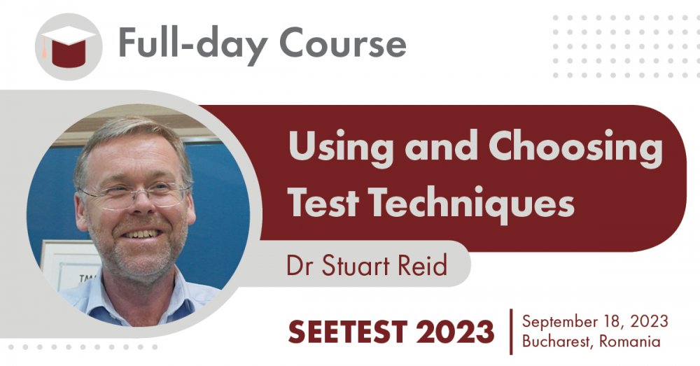 First pre-conference course trainer announced – Dr. Stuart Reid!