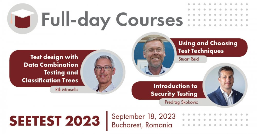 All three full-day courses confirmed at SEETEST 2023!