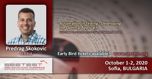 Announcing Predrag Skokovic as one of our course speakers!
