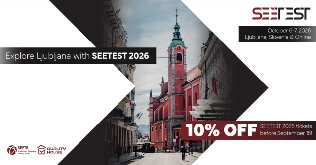 Visit Ljubljana with SEETEST 2026 - 10% Off Hybrid and Virtual Tickets